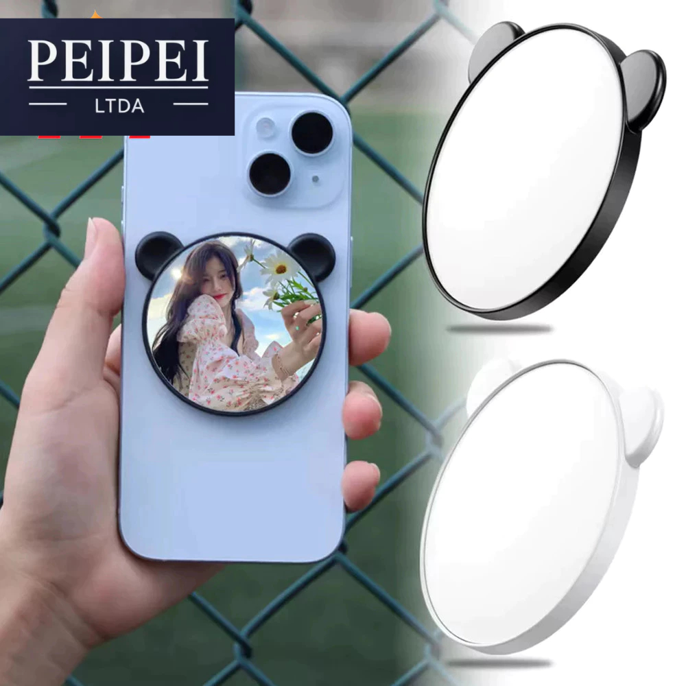 Espelho Magnético Universal Para Selfie Telefone Traseira Compatível iPhone Android