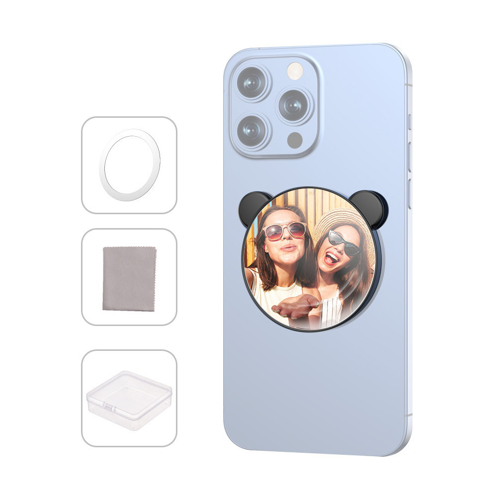 Espelho Magnético Universal Para Selfie Substituição De Câmera Traseira De Telefone iPhone Android