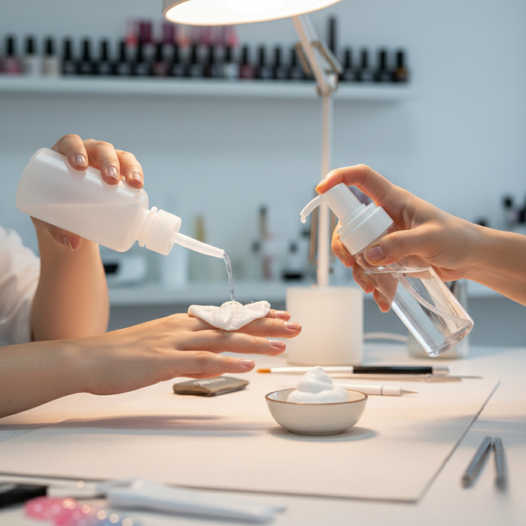 Kit Frasco Pisseta 150ml + Frasco Pump Espumador 100ml – Higienização e Estética Profissional