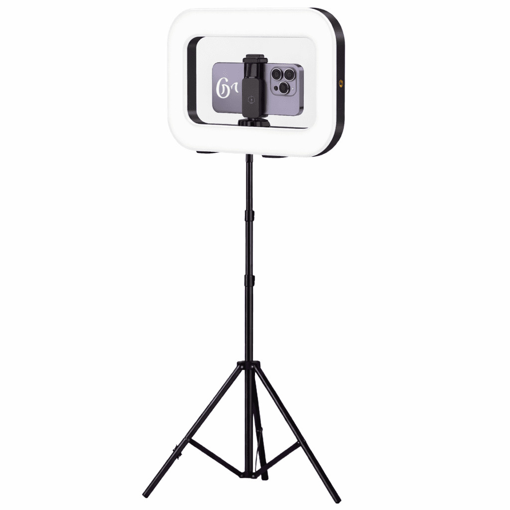 Ringh Light Softbox Difusor Luz Led Iluminador Profissional Grande e Potente 20w Anel de Led + Tripé