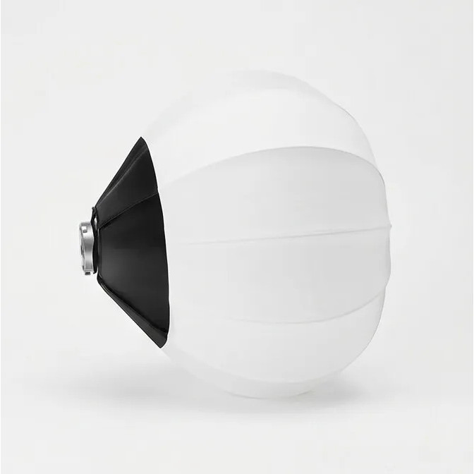 Softbox Globo Lanterna Balão Chinês 65cm Bowens Metal Difusor Foto Vídeo Estúdio Iluminação 360°