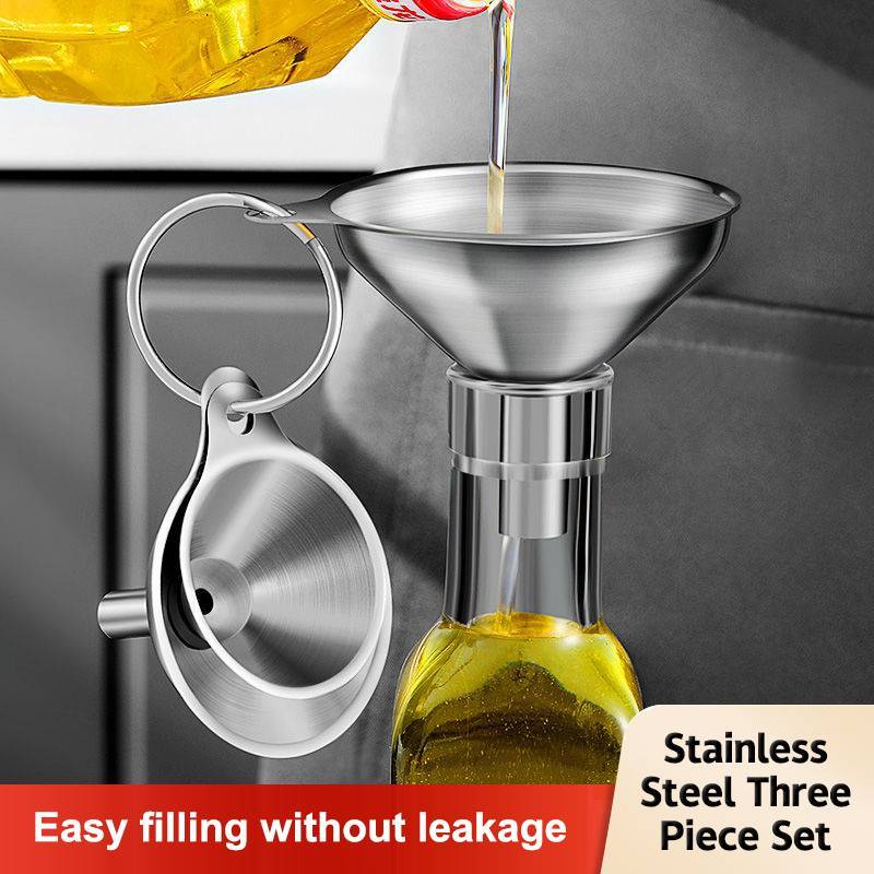 LKBG > Conjunto De Funis De Cozinha De Aço Inoxidável , Metal De Qualidade Alimentar Para Encher Garrafas Pequenos Espec
