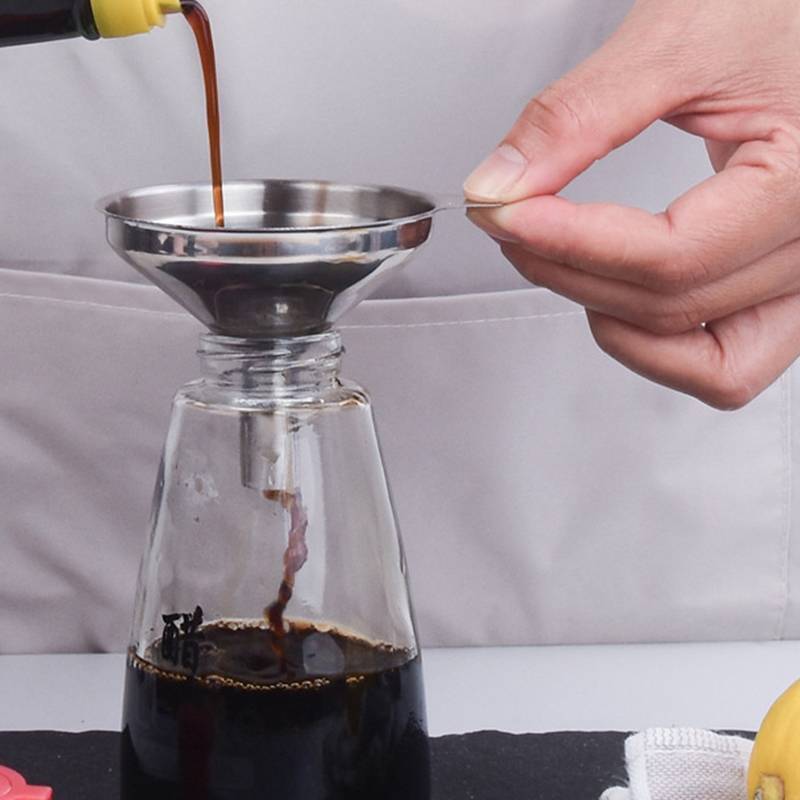 { extremewell } Conjunto De Funis De Cozinha De Aço Inoxidável , Metal De Qualidade Alimentar Para Encher Garrafas Peque