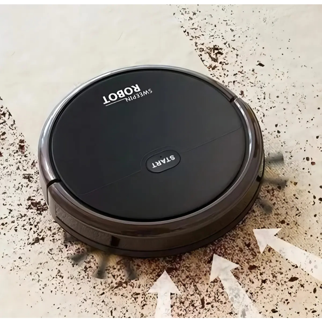 Robô Aspirador Automático Sweeping Robot Mi Vacuum-mop PRETO