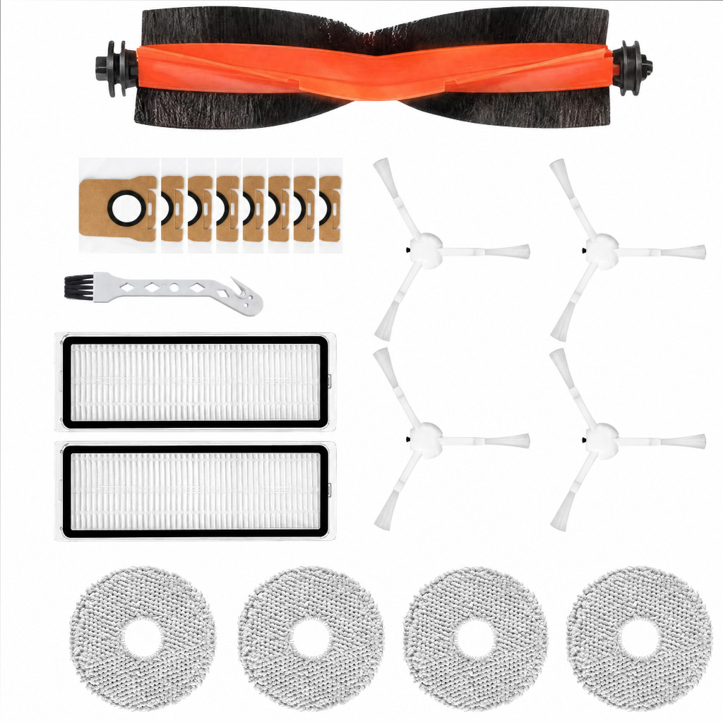 (Compatible Model) Xiaomi X10/S10/X20/S20 sweeping robot main brush, side brush filter, mop, dust bag