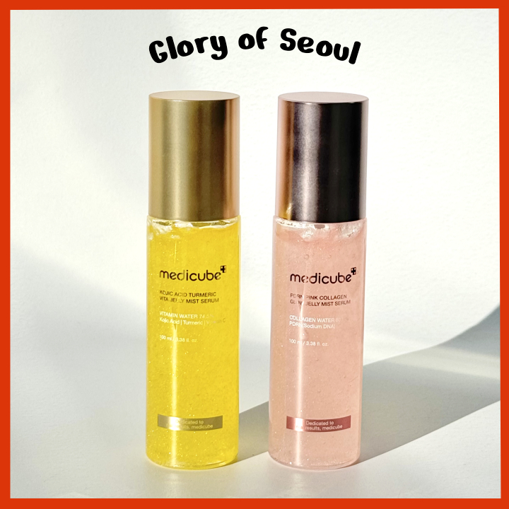 [NEW] MEDICUBE PDRN Pink Glow Jelly Mist Serum, Kojic Acid Turmeric Vita Jelly Mist Serum 100ml / 3 Options
