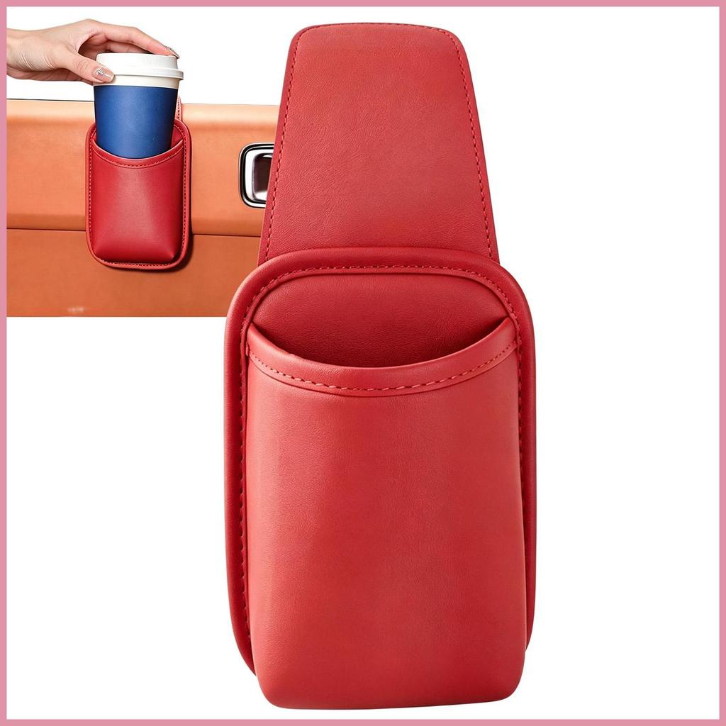 Suporte De Copo Para Janela De Carro , Universal , Resistente A Arranhões , Couro PU , Armazenamento Automotivo , Lata D