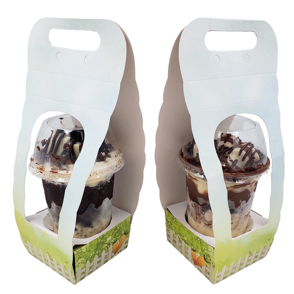 20 Caixas Para Copo Da Felicidade (330ml A 600ml) Especial de Páscoa 2022