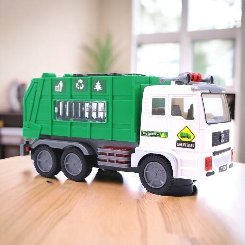 Brinquedo Caminhão Ecologico Bate e Volta Com Luzes e Som