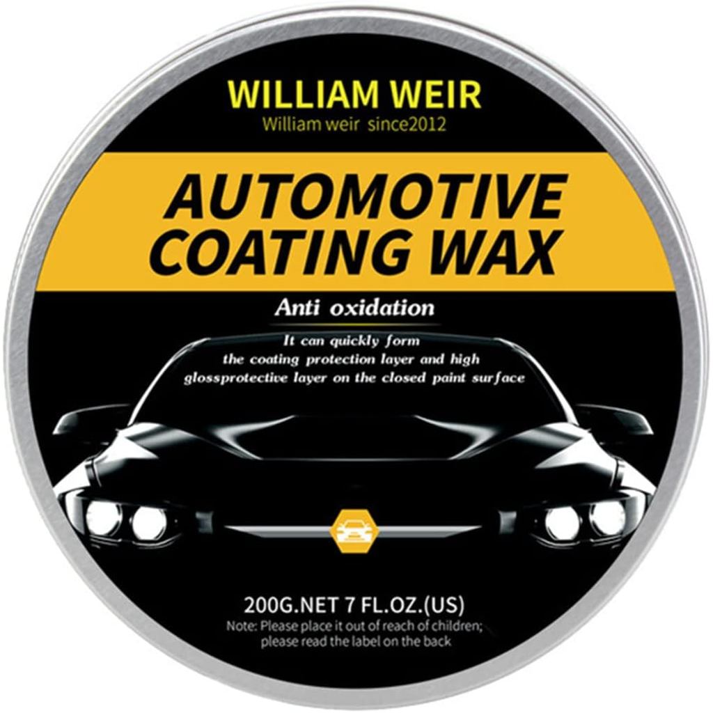 Automotive Coating Wax Hardcore Carnauba Paste Waxes, Long-lasting Deep Shine Waterproof-Easy Application on Cars, RVs,