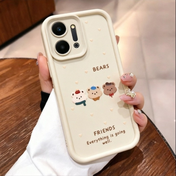 Capa OPPO Reno 15F 15 15 Pro 15 Pro Max 14F 14 14 Pro 13F 13 13 Pro Três ursos caixa para celular