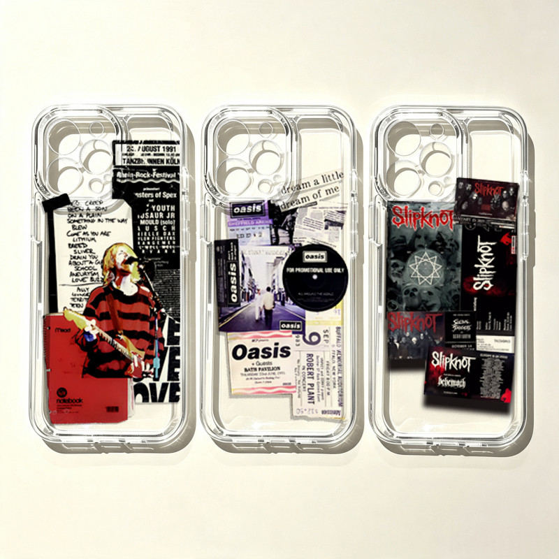 Capa De Banda Britânica Oasis Para RENO 16 PRO 15 14 16F 15F 14F 13F 12F 11F 13 12 11 10 Realme Note 80 C85 Telefone De