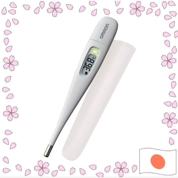 Omron MC-687 Series Electronic Thermometer Fast measurement in 15 seconds with preview Case included Washable tip【Enviado diretamente do Japão】