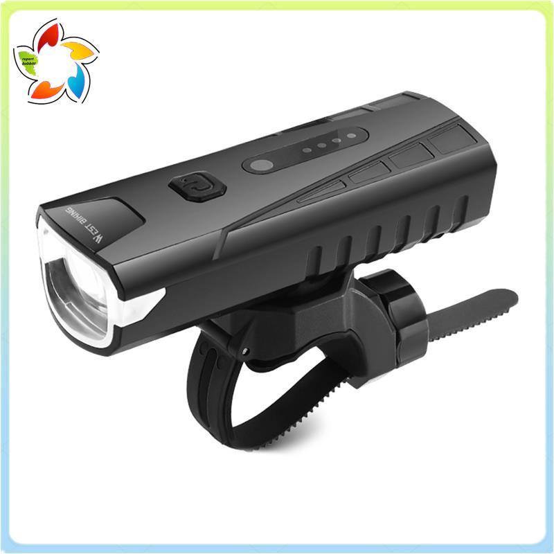 Farol De Bicicleta Com Detecção De Luz 400LM À Prova D'água Frontal Tipo C Lanterna De Ciclismo De Carregamento