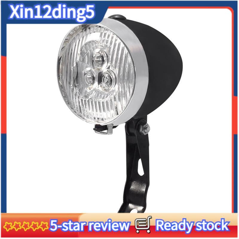 3 LED Retro Bicicleta Farol Lanterna 3 Modos De Luz Frontal Vintage MTB Acessórios De Ciclismo