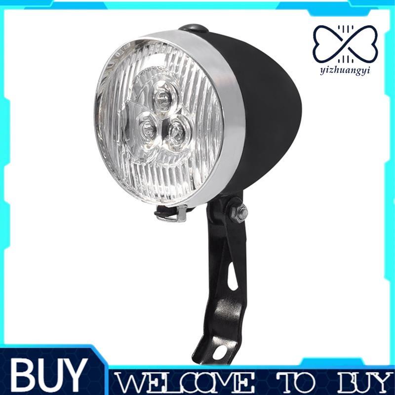 3 LED Retro Bicicleta Farol Lanterna 3 Modos De Luz Frontal Vintage MTB Acessórios De Ciclismo