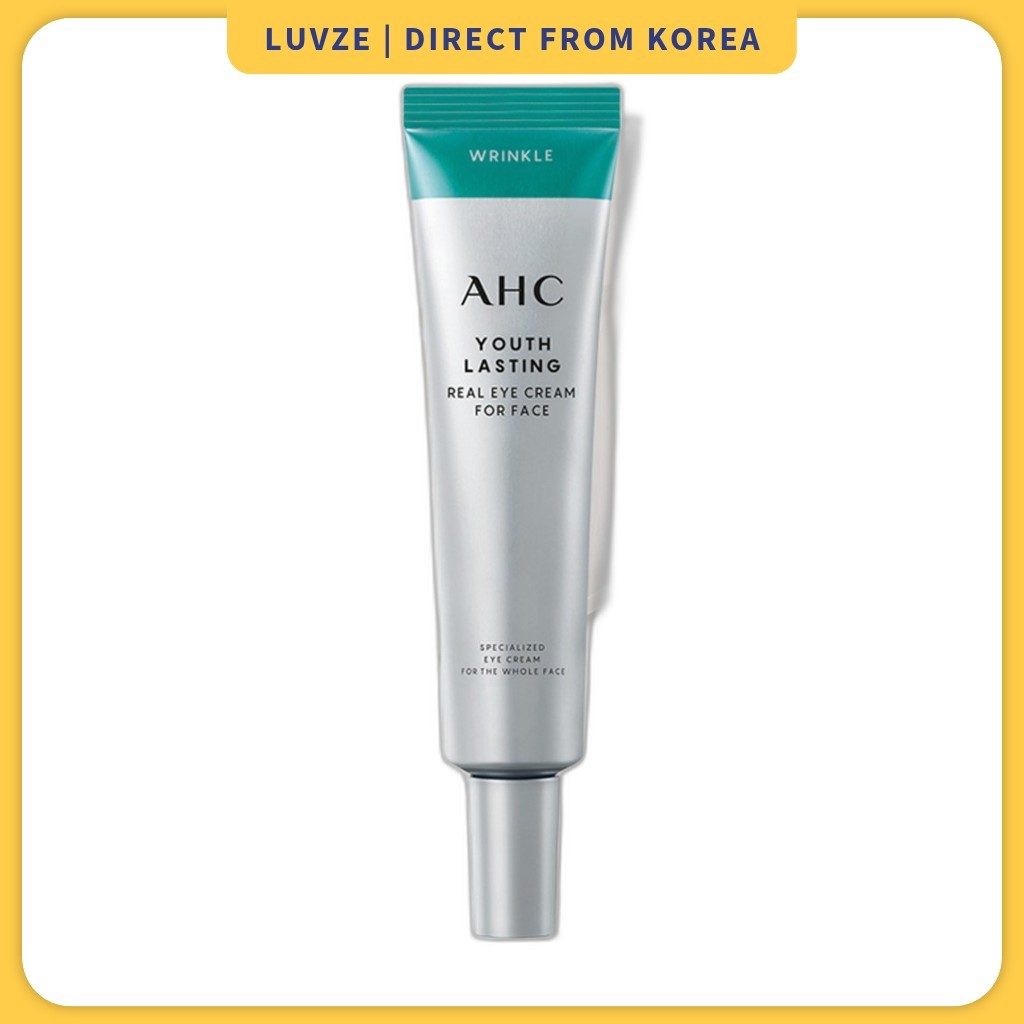 [ahc] Youth Lasting Real Creme de Olhos para Rosto, 35ml (1pc) / Creme Coreano para Olhos / Fórmula Multiuso
