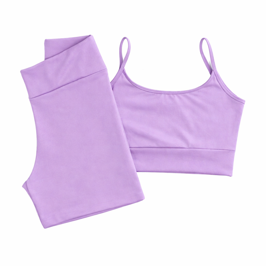Top e Shorts Suplex Infantil/Juvenil Conjunto Ginástica