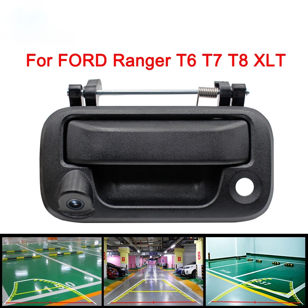 Smartour Faixa Câmera De Visão Traseira Alça Da Porta Lente Olho De Peixe Reversa De Backup Apto Para Ford F150 F250 F35