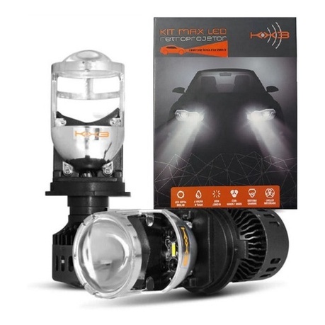 Lâmpada De Led Mini Projetor Canhão 16.000 Lms Conector H8