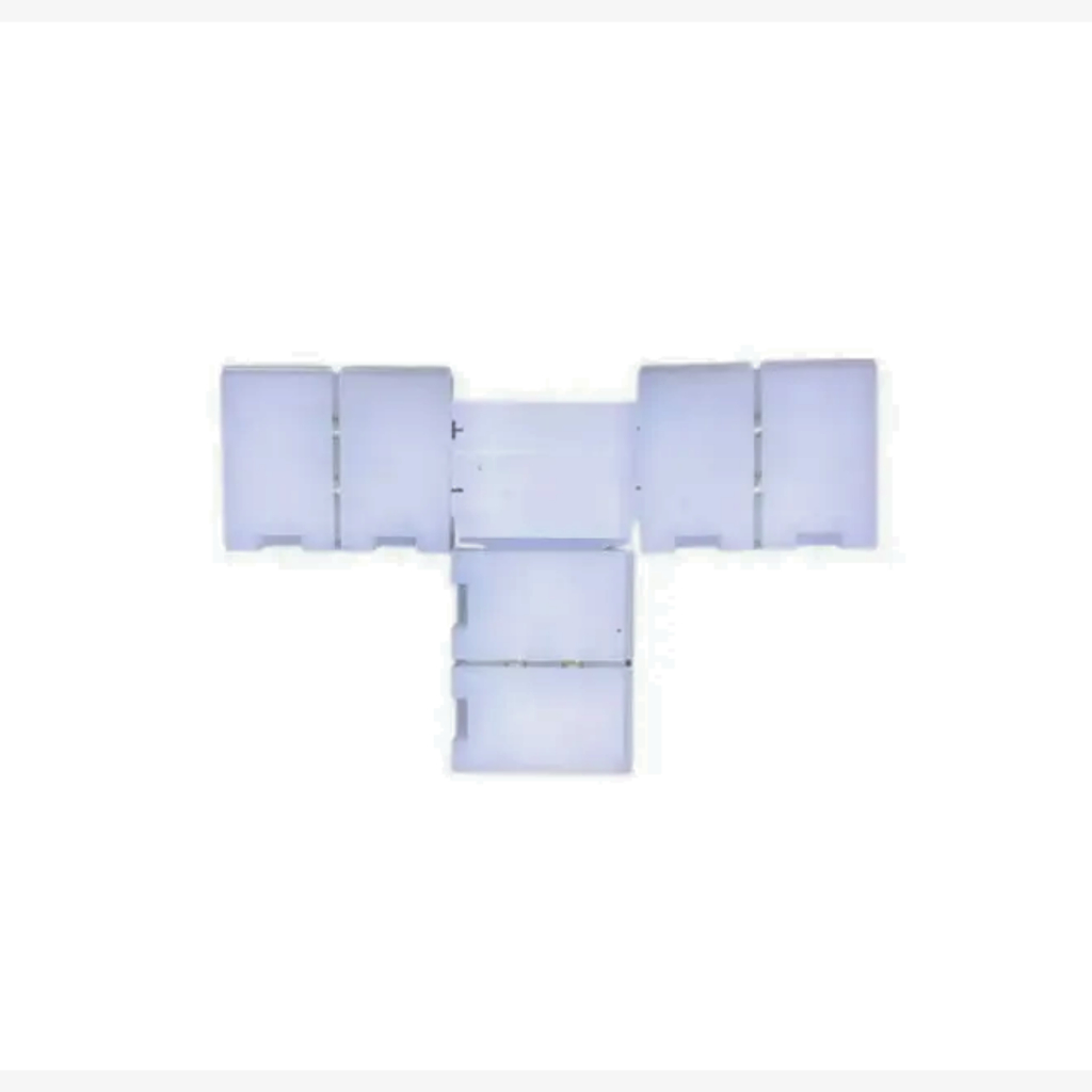 Conector T Fita Led Emenda Rápida 8mm 2 Vias Monocor 3528