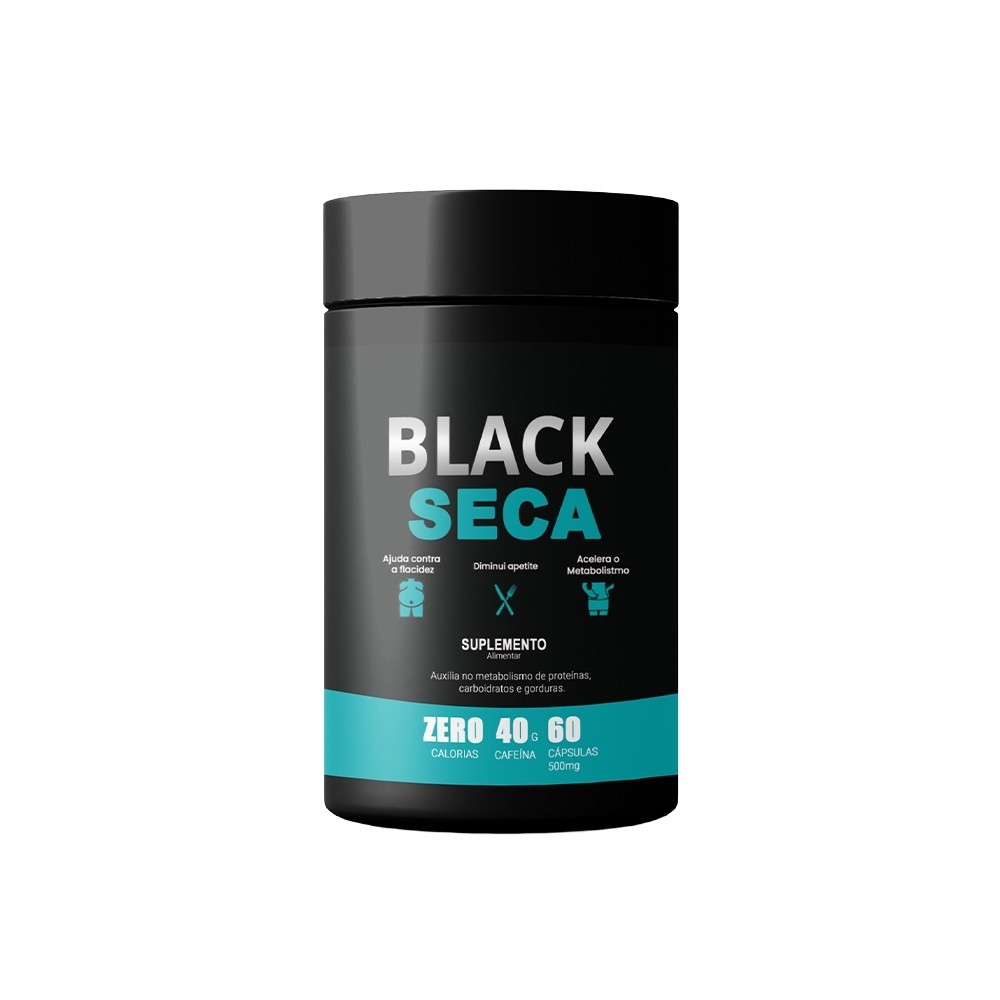 Black Seca Psi Nutra Original - Mais Forte - Envio Já 60 Cápsulas