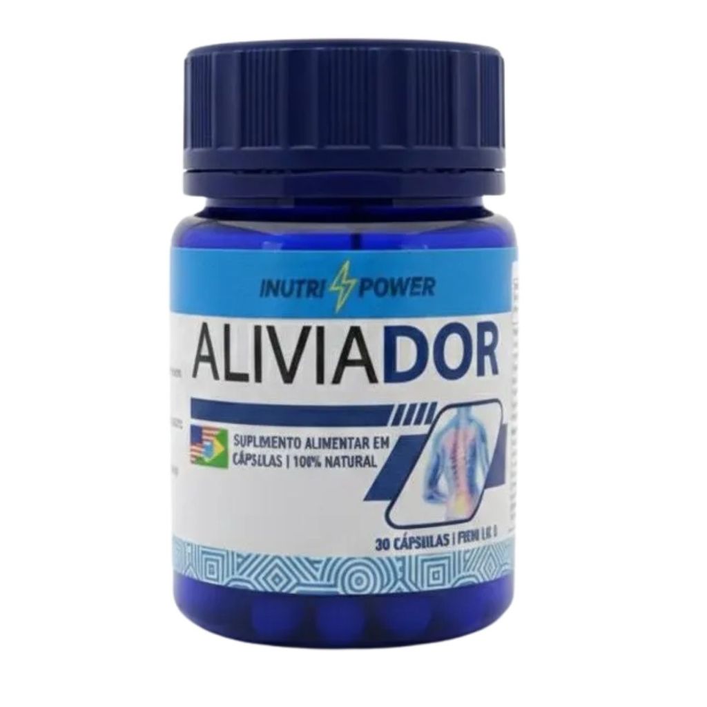 Novo Resolvedor Aliviador 1 Pote Mais Forte 30 Cáps  | Inutri Power