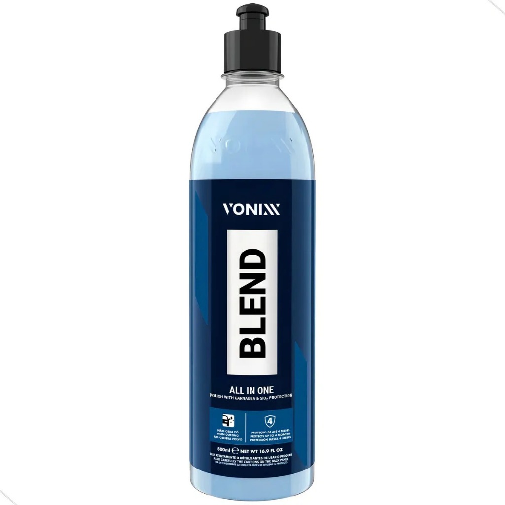 Cera Automotiva Líquida Vonixx Blend All In One 500mL Carnaúba SiO2