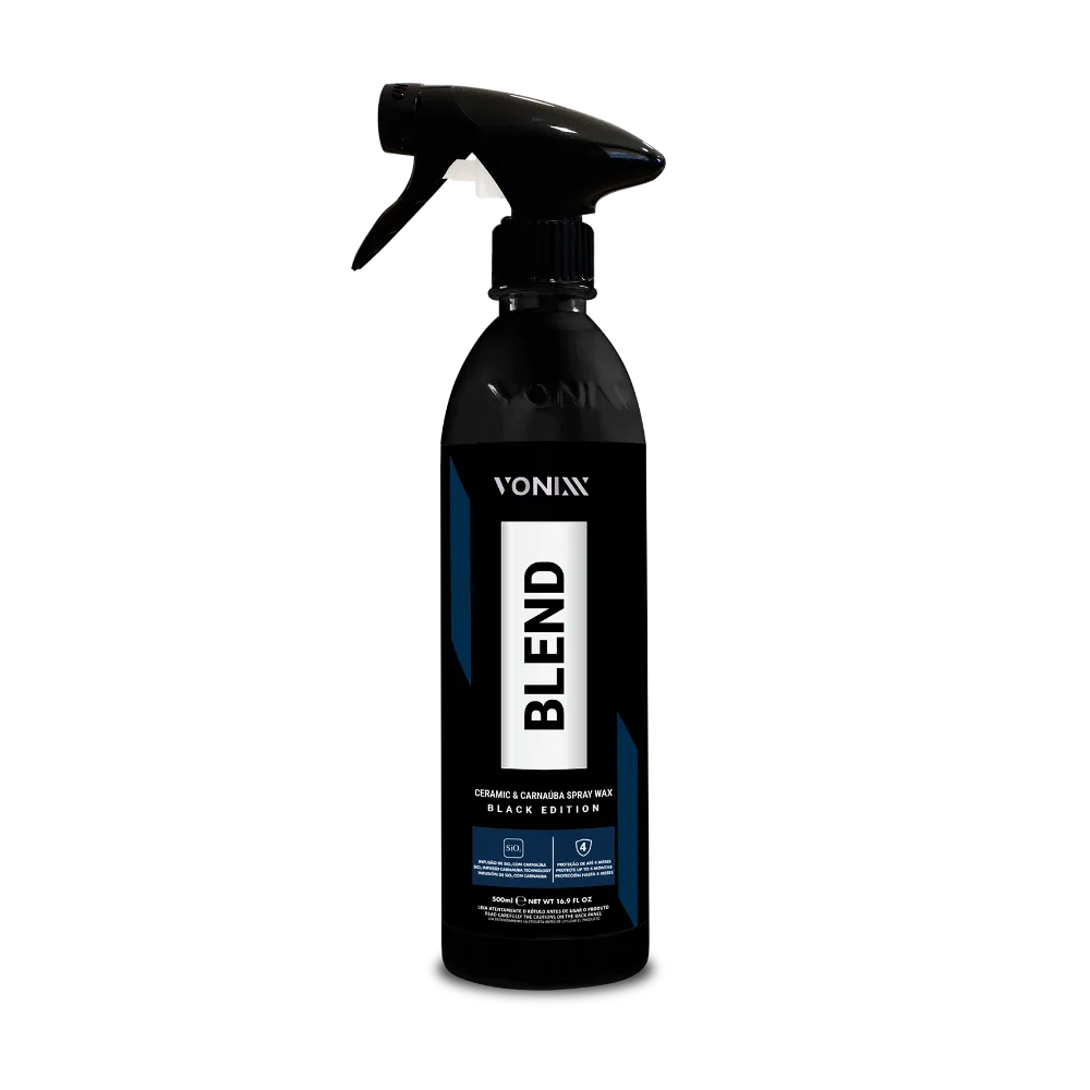 Blend Black Cera Líquida Spray Carnaúba Sílica 500ml Vonixx