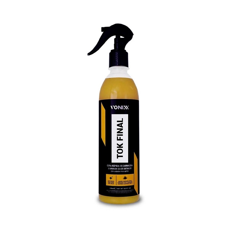 Cera Liquida Carnauba Tok Final Spray 500ml Vonixx