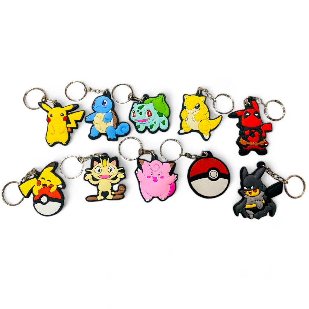 Chaveiro Pokemón Emborrachados | Anime Pokemón-Pikachu | Pronta Entrega/Envio Rápido