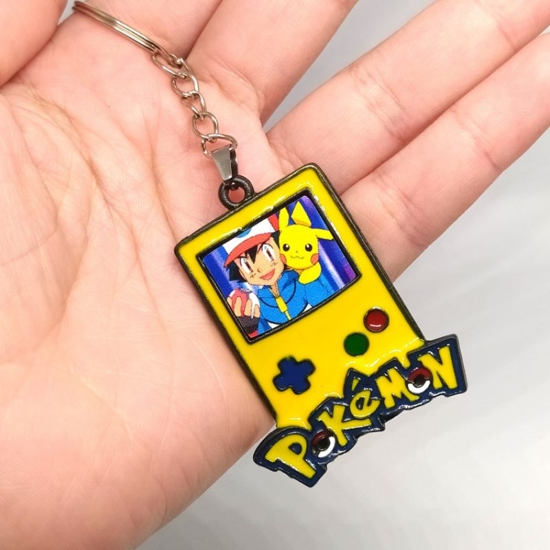 Chaveiro Game Boy Pikachu Ash Pokémon Anime / Geek / Nerd / Nostalgia