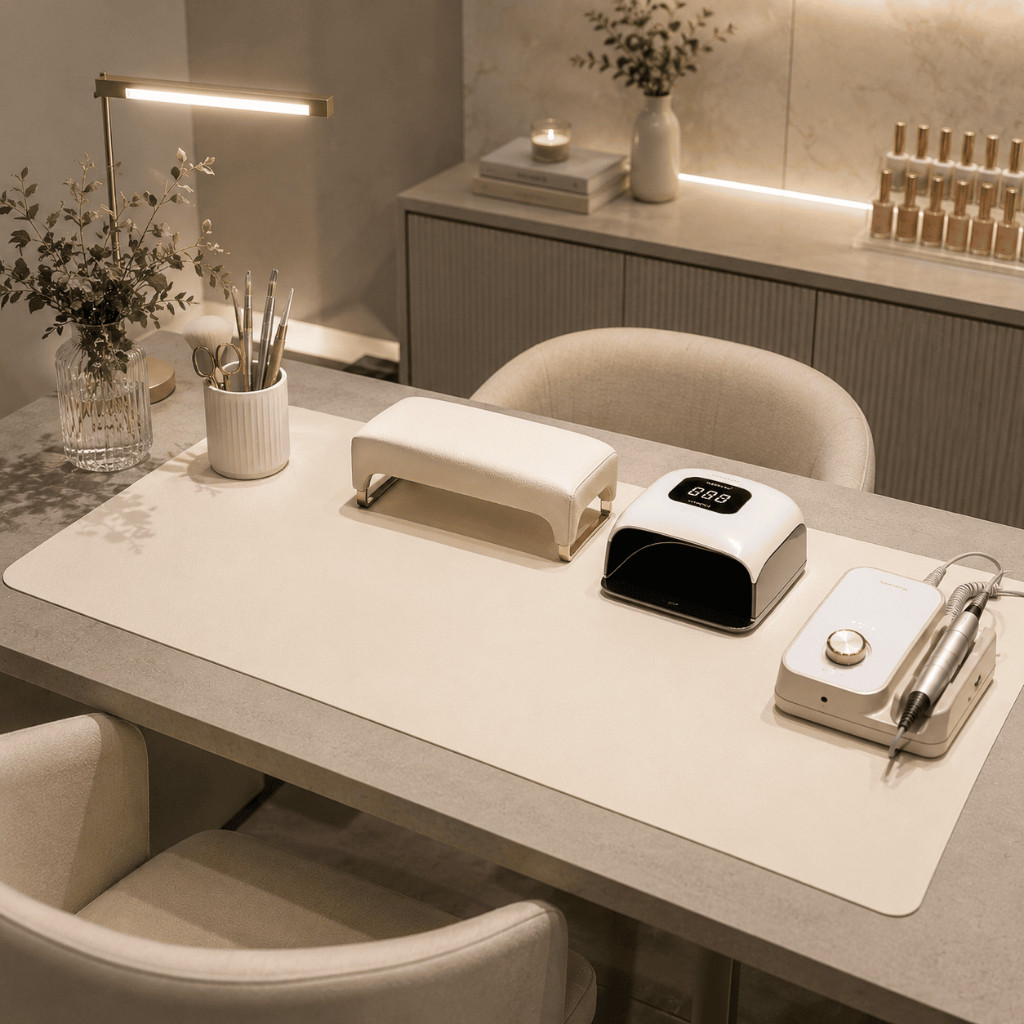 Tapete Profissional para Nail Designer Ideal Bancada de Atendimento Alongamento Tapete Profissional