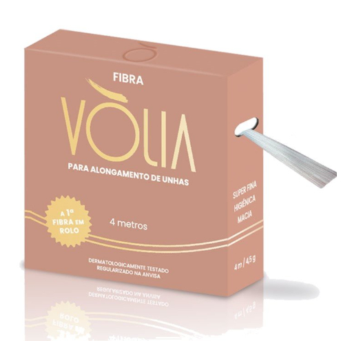Fibra de Vidro Vòlia 4m – Fina, Macia, Não Pinica, Ideal para Alongamento de Unhas