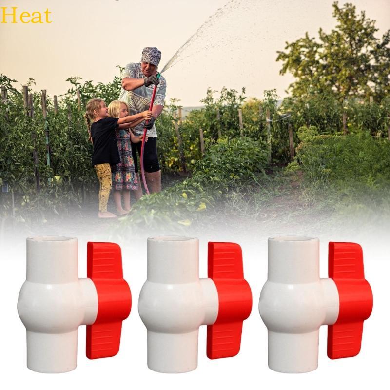 Calor Prático 5 Pacotes Válvulas Redondas PVC 2 Polegadas Operações Baixo Para Controle Eficiente
