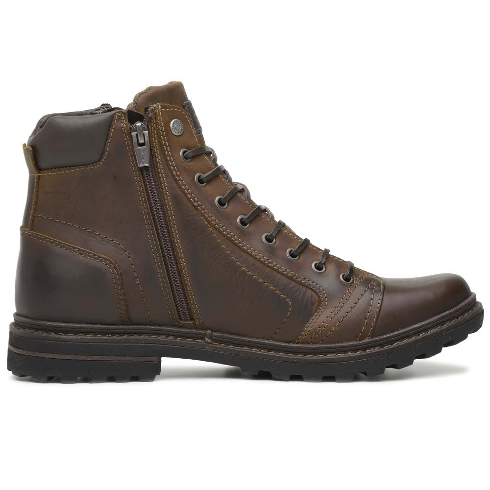 Coturno Freeway Couro Cor Grazy Horse Havana - 39499