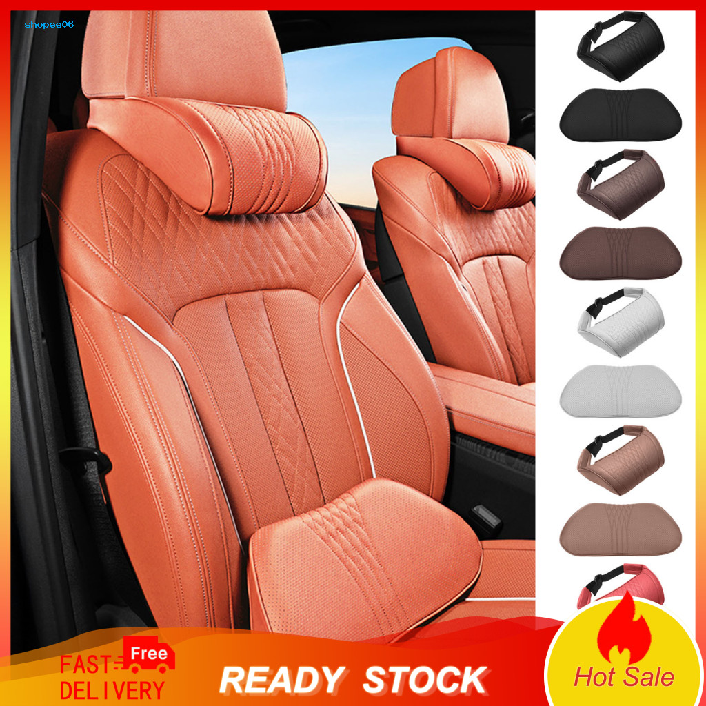 Car Headrest Lumbar Support Pillow Set Decorative Enhancement Universal Memory Foam Neck – Ergonomic Cushion for Long