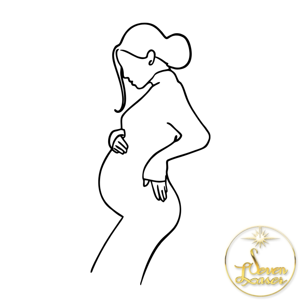 Aplique de parede Mulher Grávida decoração elegante sala quarto clinica gestantes silhueta MDF 3mm