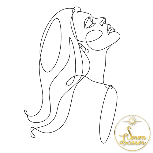 Quadro Decoração Mulher Curvas Face Cabelos Clinica de Estética elegante luxo delicado Mdf 3mm