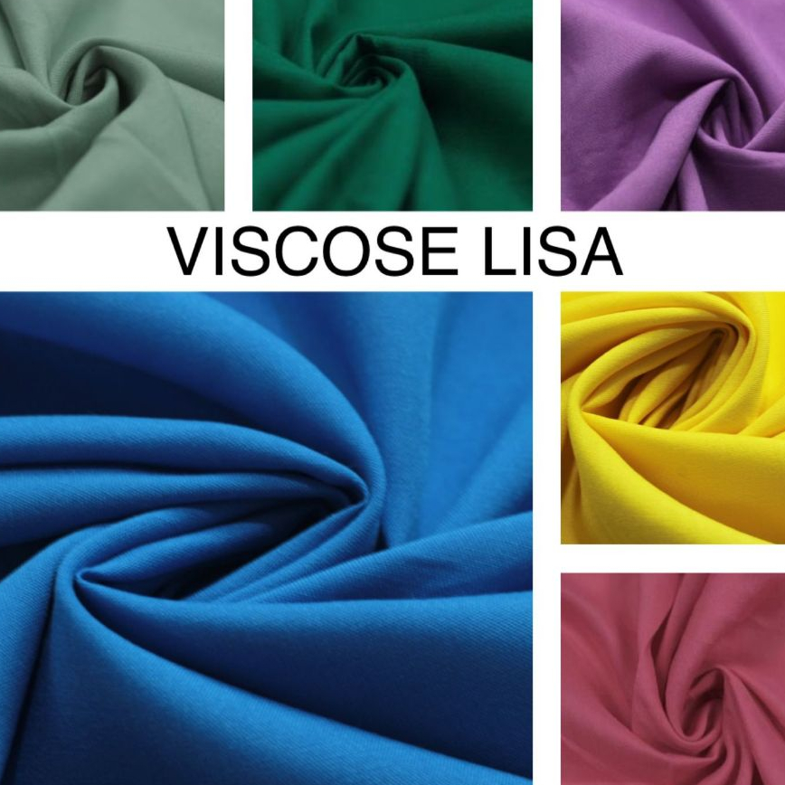 Tecido Viscose Lisa 100%Viscose Rayon Poplin 2m X 1,50m RF279