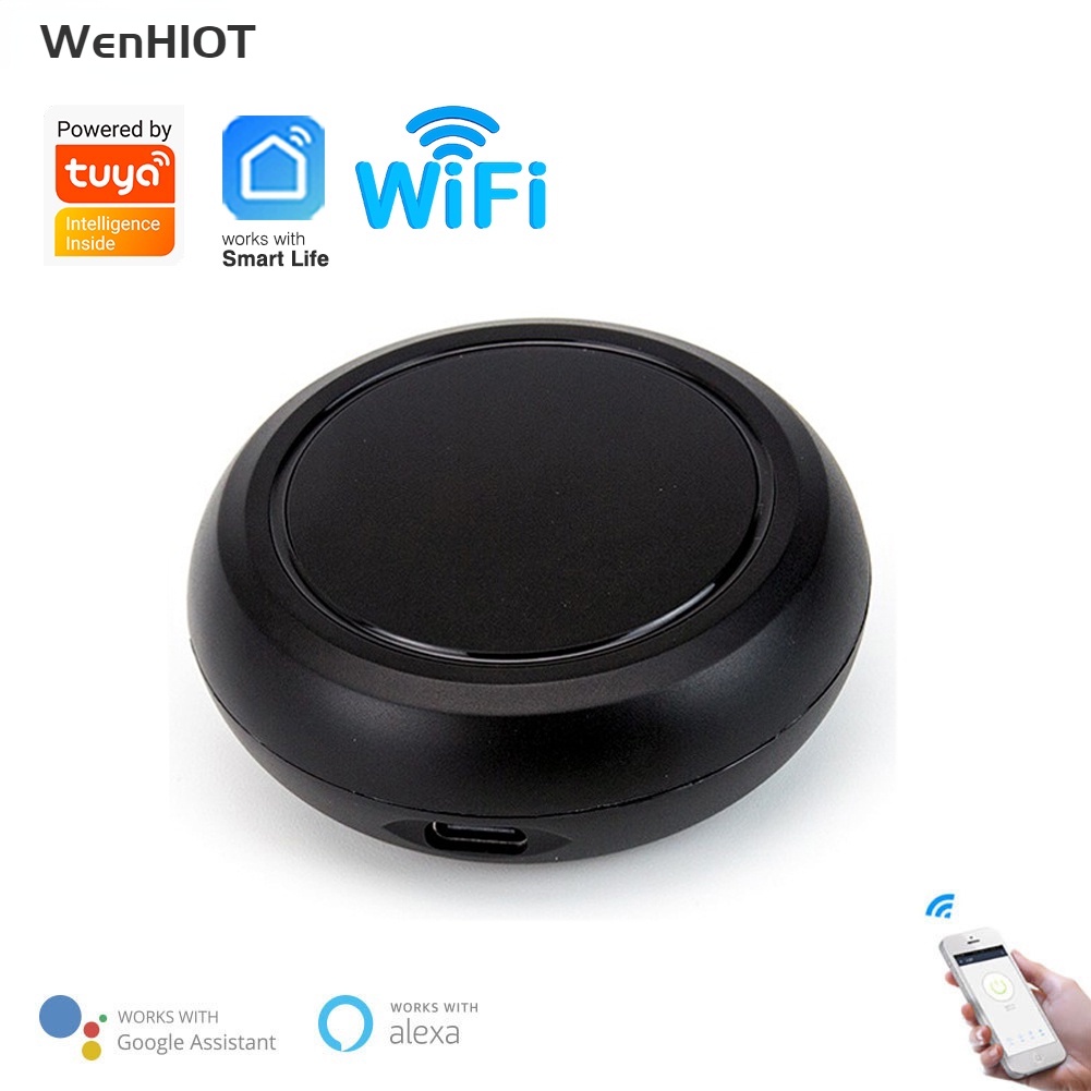Para Tuya WiFi IR Hub De Controle Remoto Sem Fio Casa Inteligente Blaster Funciona Com Vida/Google Alexa