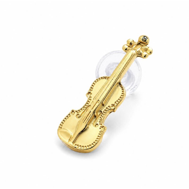 Broche Botom violino modelo clássico com flash de ouro