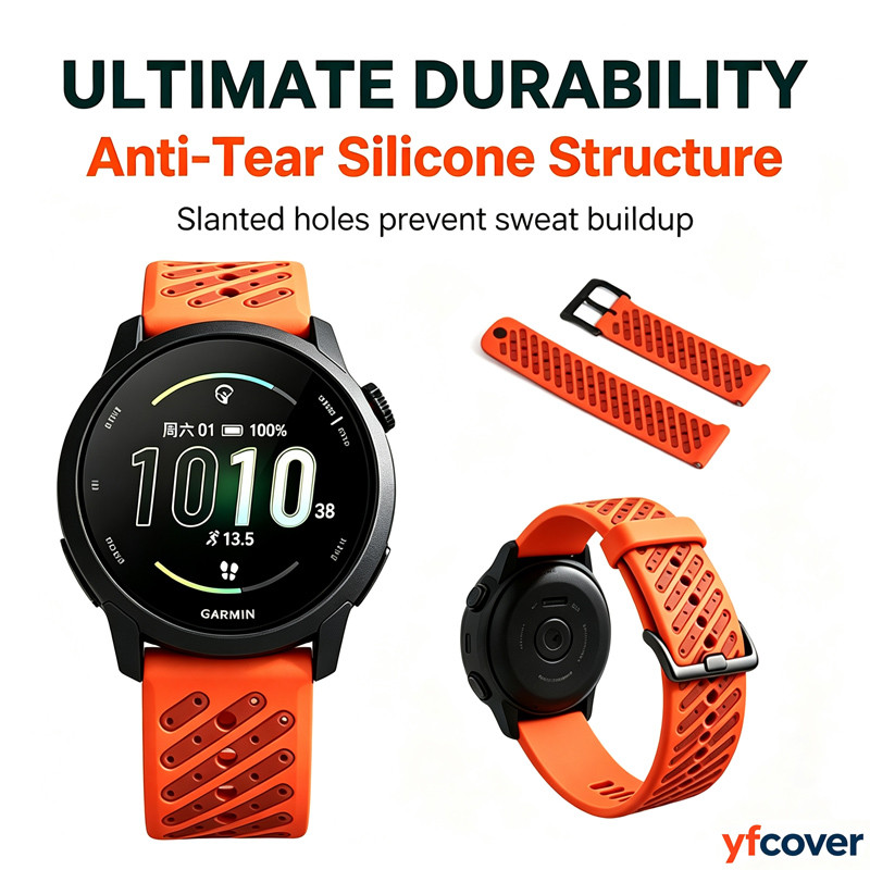 Pulseira De Relógio Esportivo De Silicone De 22 mm Para Samsung Galaxy Watch 3 45 46 Gear 2 Live R382 R381 R380 S3 Class