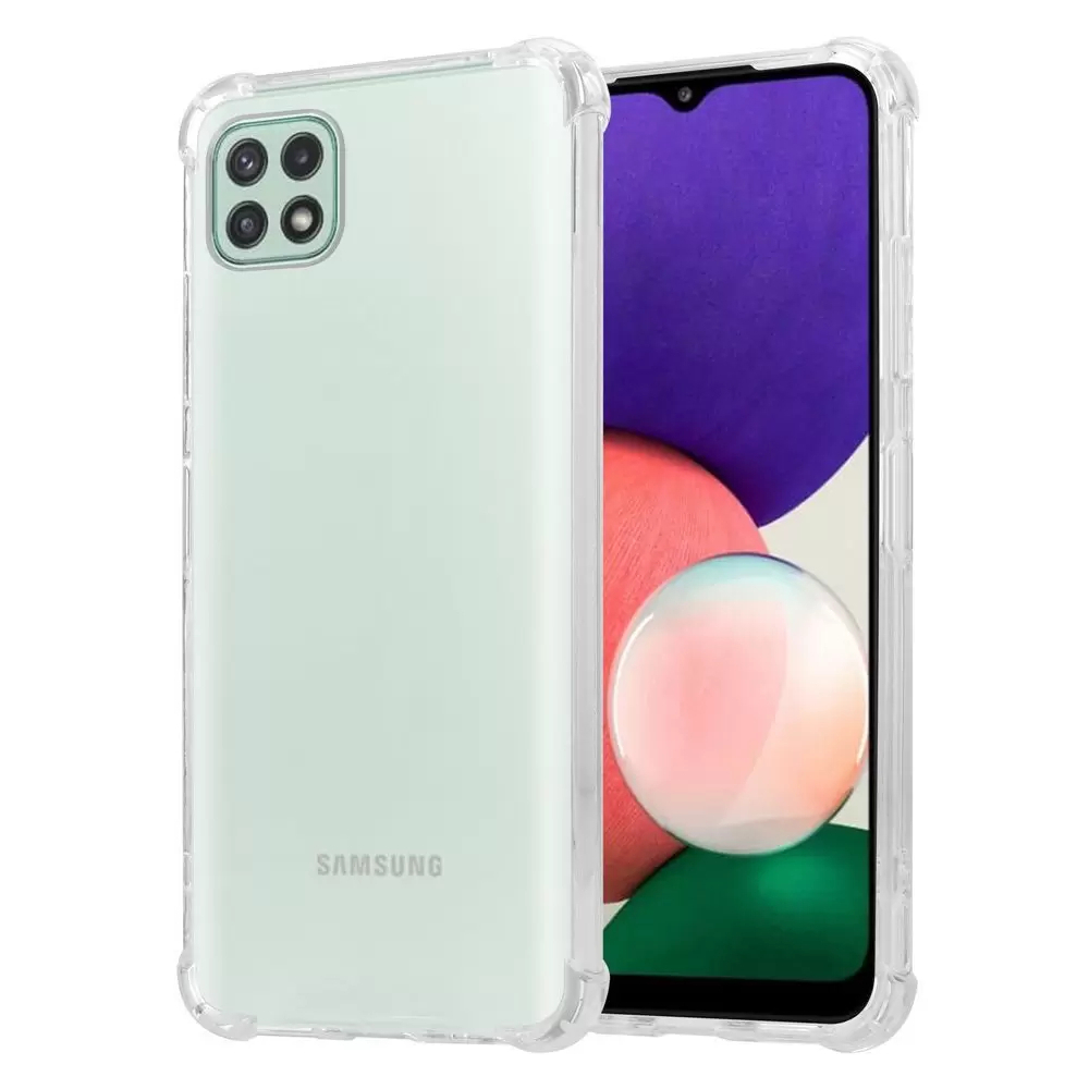 Capa Case Capinha Anti Impacto Shock Para Samsung Galaxy A22 5g Air Bag Proteção Total Anti Queda Silicone Transparente