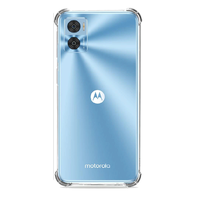 Capa Case Capinha Anti Impacto Shock Para Motorola Moto E22 Air Bag Proteção Anti Queda Silicone Transparente TPU