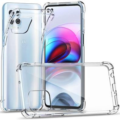 Kit Capa Capinha Case Anti Impacto Shock Para Moto G100 Proteção Silicone Transparente Compativel Motorola Anti Choque