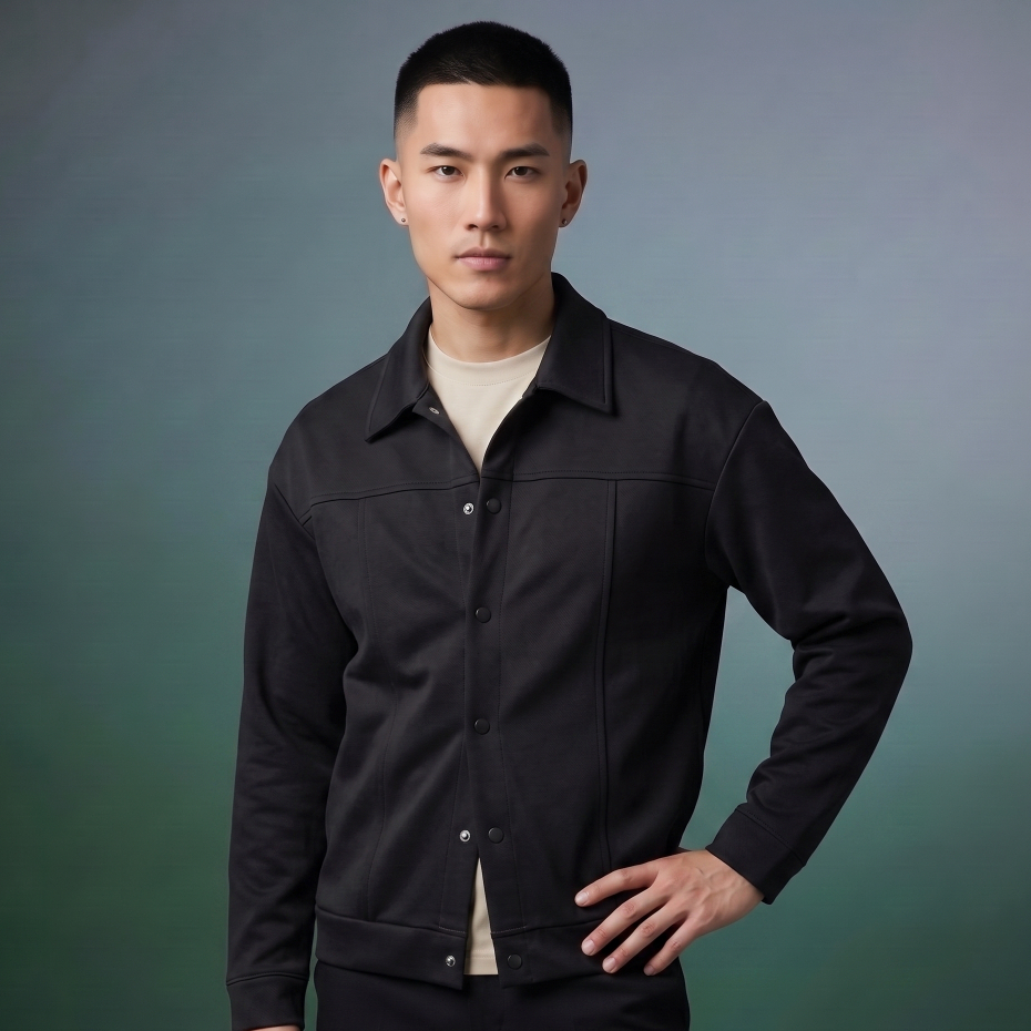 Jaqueta Masculina Overshirt Premium Botões Casaco Casual Manga Longa Inverno