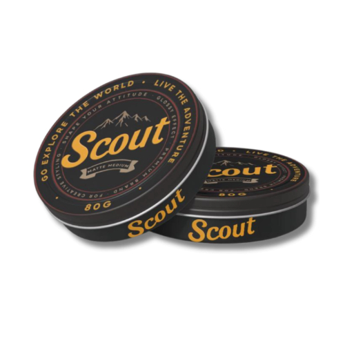 Pasta Capilar Matte Medium Hold 80g SCOUT – Efeito Natural, Fixação Média e Volume o Dia Todo