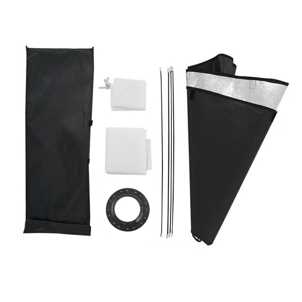 Softbox De Fotografia Quadrada De 60 * 90 Cm/24 35.4 Pol . Com Montagem Bowens Difusor Removível Bolsa De Transporte De