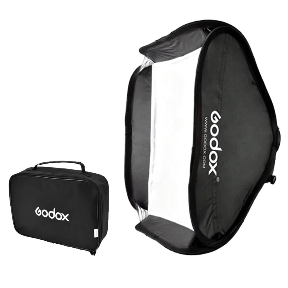 Godox 80 * 80 Cm/31 31 31 Polegadas Flash Softbox Difusor Grade Interna Com Suporte Tipo S2 Bowens Mount Carry Bag Para